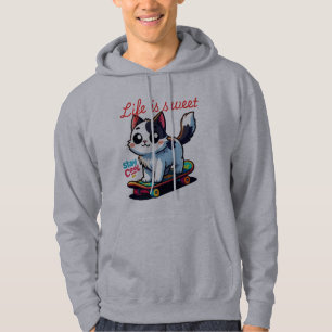 Cute Cool Cat T-Shirt Hoodie