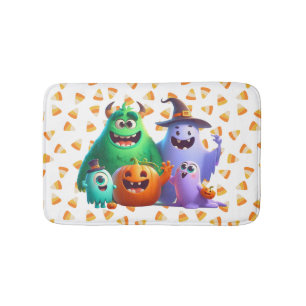 Cute & Cool, Halloween Monsters Bath Mat