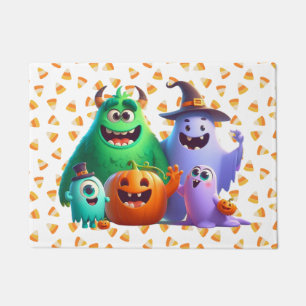 Cute & Cool, Halloween Monsters Doormat