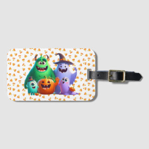 Cute  & Cool, Halloween Monsters   Luggage Tag