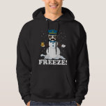 Cute Cop Snowman Freeze Funny Police Christmas Par Hoodie<br><div class="desc">Cute Cop Snowman Freeze Funny Police Christmas Party Gift</div>