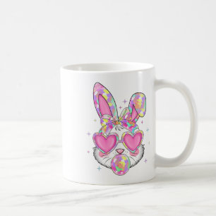 Cute Coquette Bow Easter Day Rabbit Bunny Ears Gir Coffee Mug