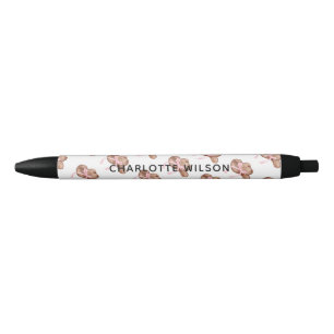 Cute Coquette Cowgirl Hat with Bow Script Name Pen