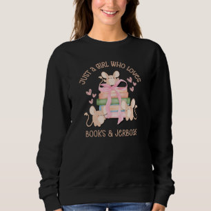 Cute Coquette JUST A GIRL WHO LOVES JERBOAS Sweatshirt