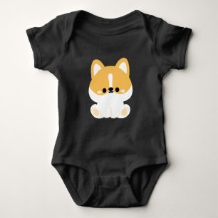 Cute Corgi Baby Bodysuit