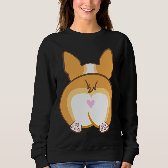Cute Corgi Butt Lover Sweatshirt (Front)