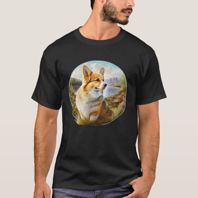 Cute Corgi Cool Pembroke Welsh Corgi  12 T-Shirt (Front)