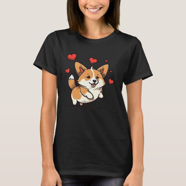 Cute Corgi Cool Pembroke Welsh Corgi  13 T-Shirt (Front)