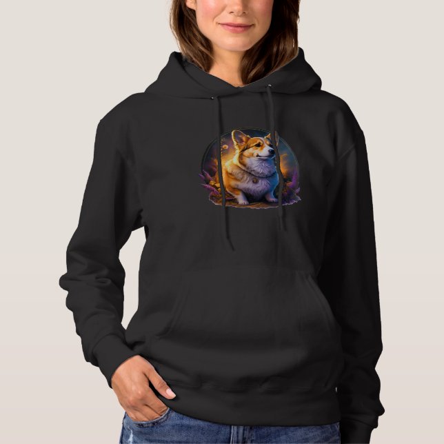 Cute Corgi Cool Pembroke Welsh Corgi  18 Hoodie (Front)