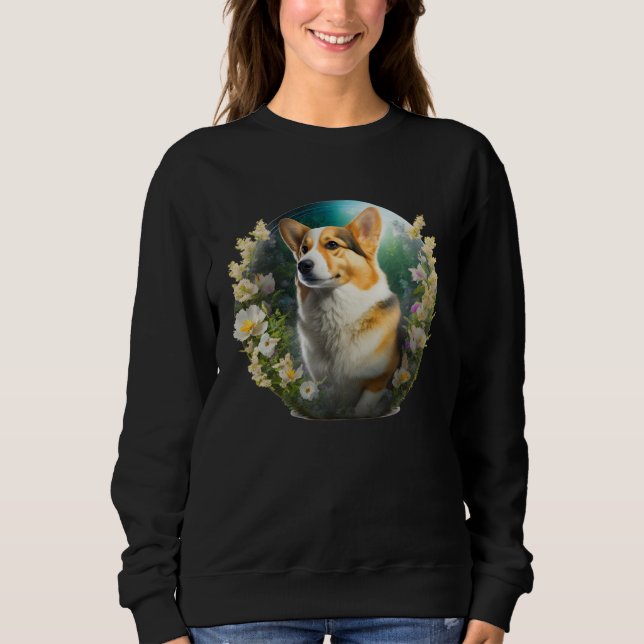 Cute Corgi Cool Pembroke Welsh Corgi  21 Sweatshirt (Front)