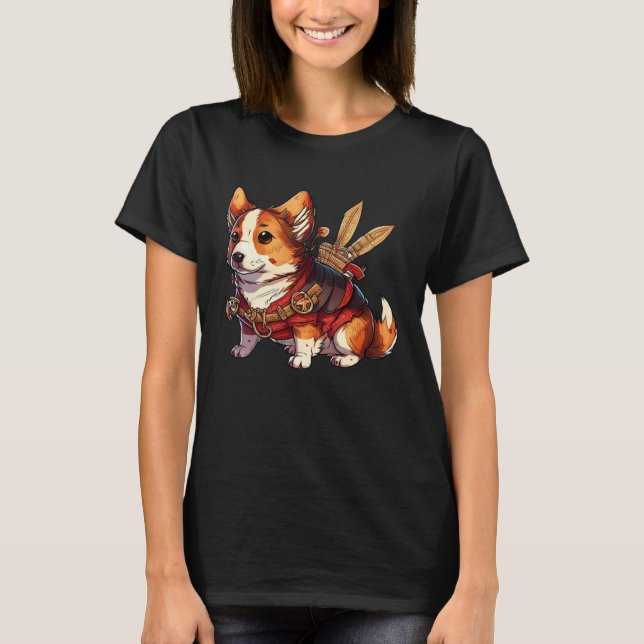 Cute Corgi Cool Pembroke Welsh Corgi  3 T-Shirt (Front)