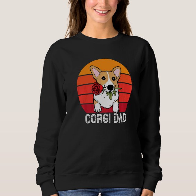 Cute Corgi Dad   Sweatshirt (Front)