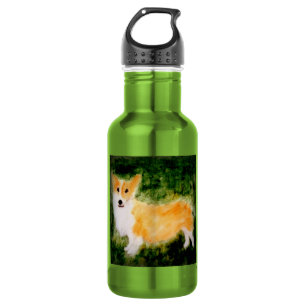 Cute Corgi Dog Art 532 Ml Water Bottle