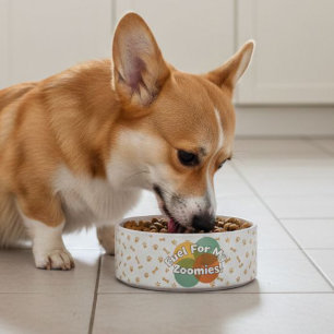 Cute Corgi Dog Bowls Funny Pattern