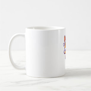 Cute Corgi Dog Circus with Bone Coffee Mug