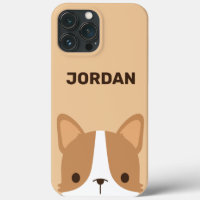 Cute Corgi Dog with Personalised Name