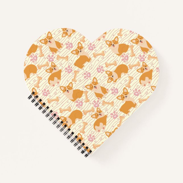 Cute corgi dogs notebook (Front)