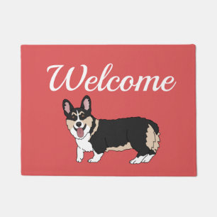 Cute Corgi  Doormat