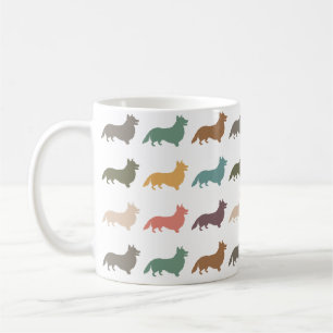 Cute Corgi Drinkware Retro Vintage Pet Lover Gift Coffee Mug