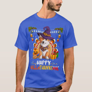 Cute Corgi Halloween Merry Christmas Happy Halloth T-Shirt