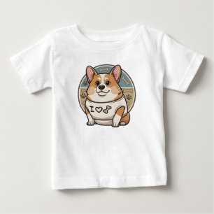 Cute Corgi “I Love Bones” Shirt