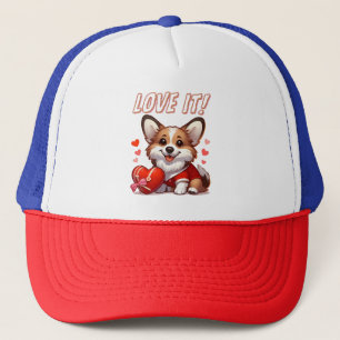 Cute Corgi Love Trucker Hat