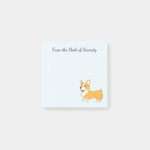Cute Corgi Lover Gift Cartoon Puppy Dog Mum Post-it Notes
