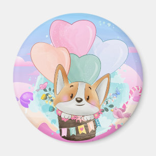 Cute Corgi Magnet