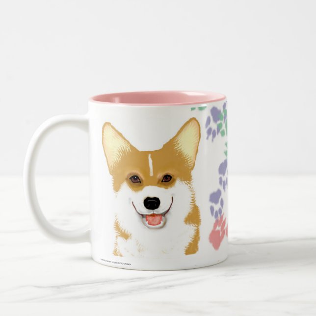 Cute Corgi Mug (Left)