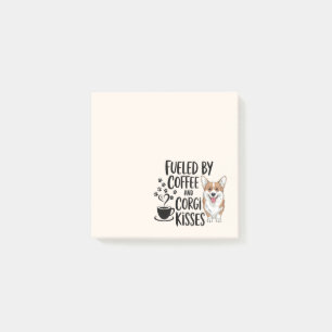 Cute Corgi Mum Coffee Addict Dog Lover Post-it Notes