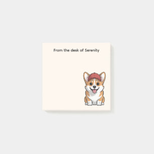 Cute Corgi Mum Gift Cartoon Puppy Dog Lover Post-it Notes