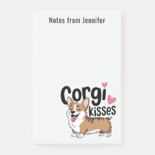 Cute Corgi Mum Gift Cartoon Puppy Dog Lover Post-it Notes