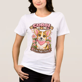 Cute Corgi Mum Shirt – Adorable Corgi Lover Gift