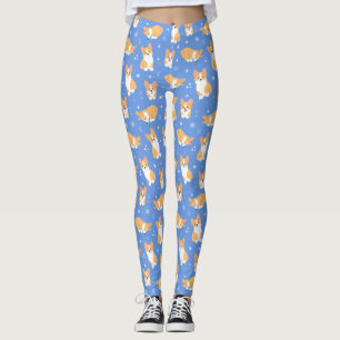Cute Corgi Pattern Leggings
