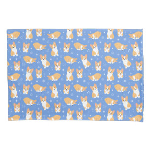 Cute Corgi Pattern Pillowcase