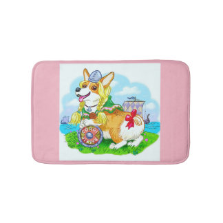 Cute Corgi Pembroke - bath mat / Pet.