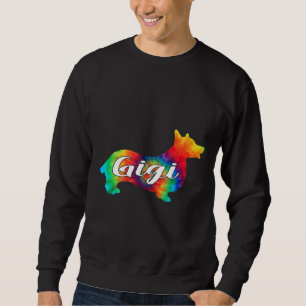 Cute Corgi Psychedelic Art Grandma Tee Hippy Dog G