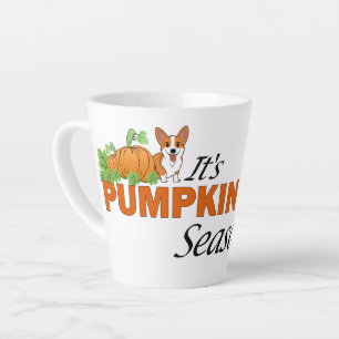 Cute Corgi Pumpkin Spice Latte Mug