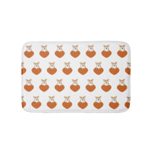 Cute Corgi Puppy Dog Bath Mat