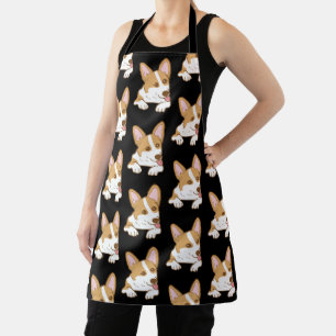 Cute Corgi Puppy Dog Pattern Apron