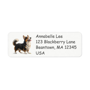 Cute Corgi Return Address Label