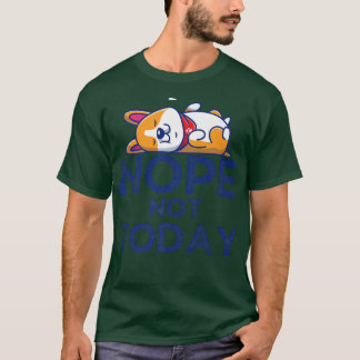Cute Corgi Sleeping Cartoon Vector Illustration-76 T-Shirt
