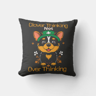  Cute Corgi St. Patrick’s Day Pillow- Personalised Cushion