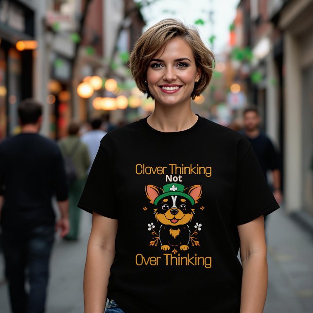 Cute Corgi St. Patrick's Day  T-Shirt (Creator Uploaded)