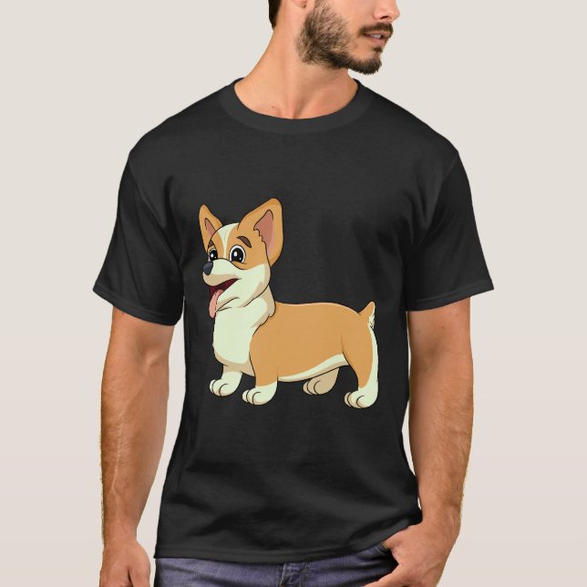 Cute Corgi      T-Shirt (Front)
