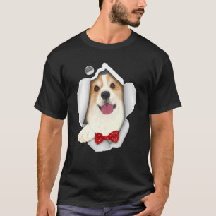 Cute Corgi Torn Cloth Corgi Corgi Women Men T-Shirt
