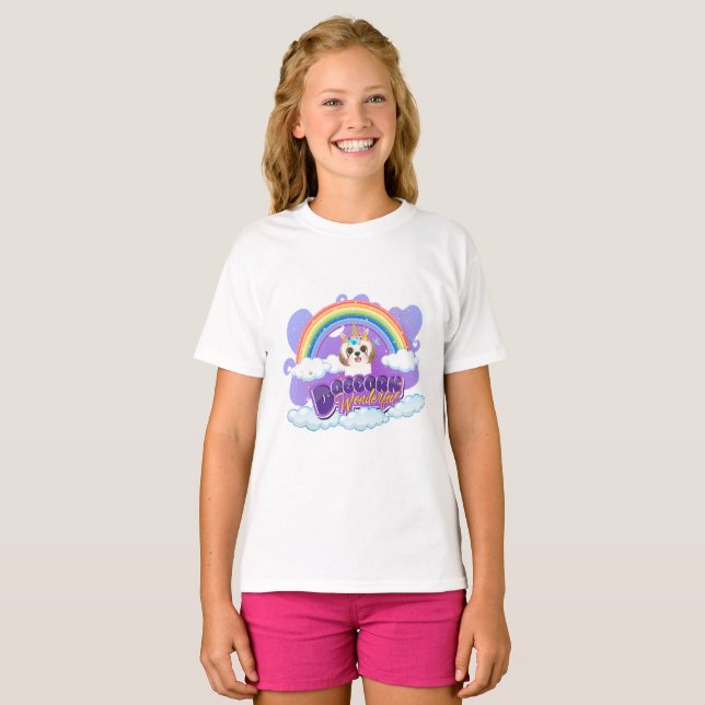 Cute Corgi Unicorn wonderful T-Shirt (Front Full)