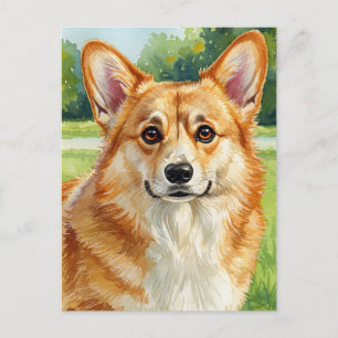 Cute Corgi Welsh Corgi Queen Postcard
