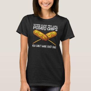 Cute Corn Dog For Men Women Corn Dog Fast Food T-Shirt