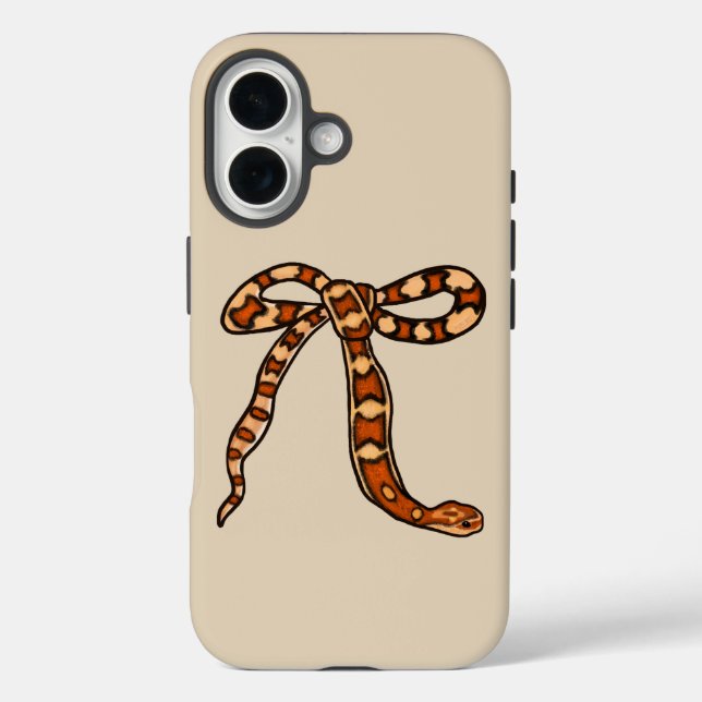 Cute Corn Snake Lovers Case-Mate iPhone Case (Back)